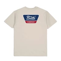 BRIXTON LINWOOD S/S Standard Fit Tee ブリクストン メンズ Tシャツ CREAM BRIX548