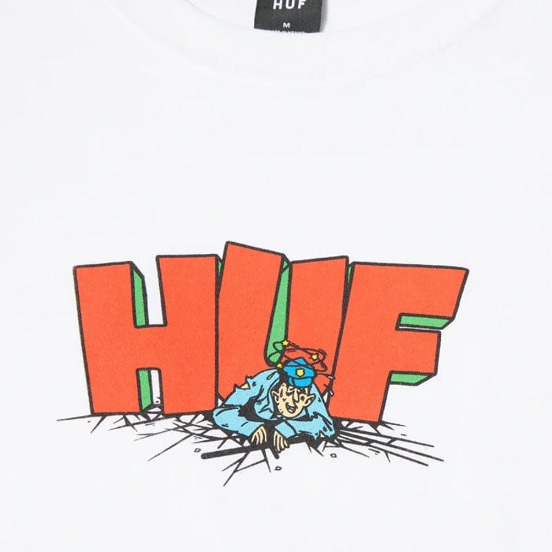 HUF The Drop T-Shirt ハフ メンズ 半袖 Tシャツ WHITE HUF30...