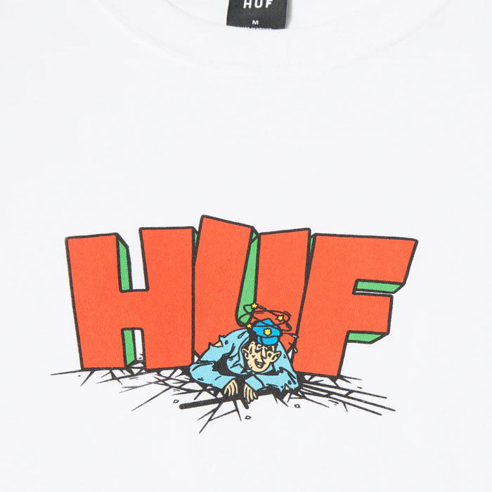 HUF The Drop T-Shirt ハフ メンズ 半袖 Tシャツ WHITE HUF300