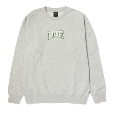 HUF HOME TEAM CREWNECK ハフ クルーネックスウェット HeatherGrey HUF315