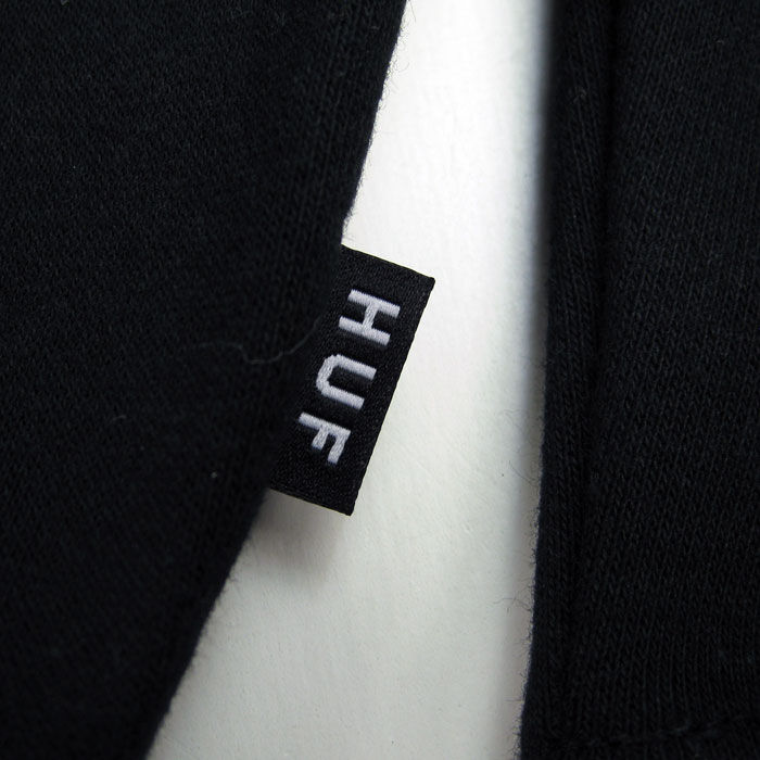 HUF HOME TEAM CREWNECK ハフ クルーネックスウェット BLACK HUF...