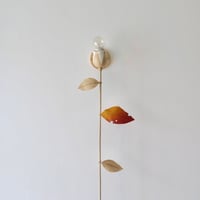 薔薇の蕾&季節の葉っぱ／ブラケットランプ