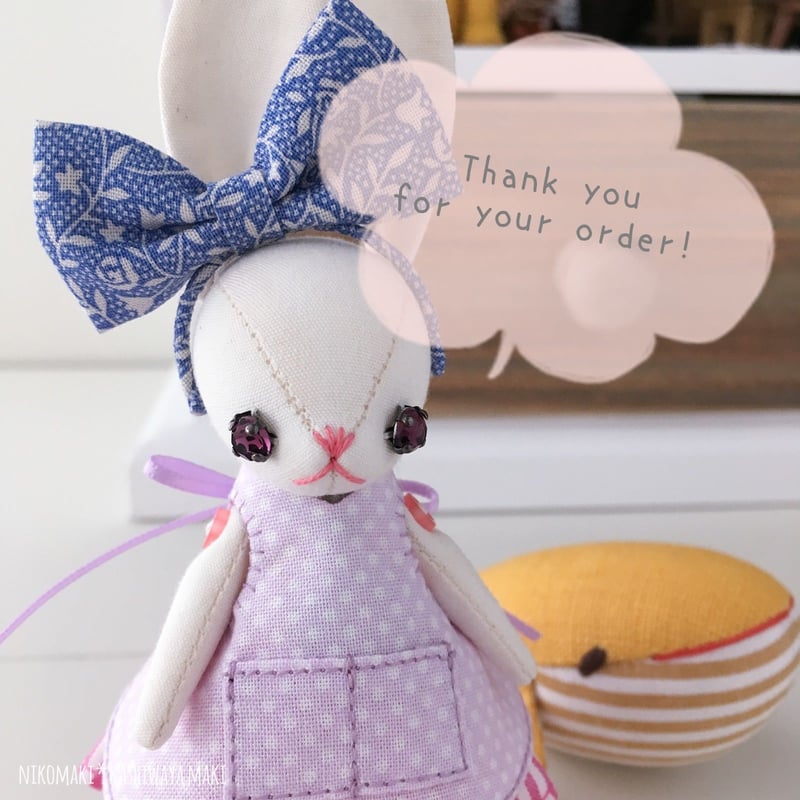 S様用♪オーダーチビうさぎ | nikomaki*nuigurumi store