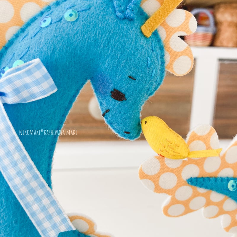 辰年の龍マスコットのPDF型紙＆作り方①簡略バージョン | nikomaki