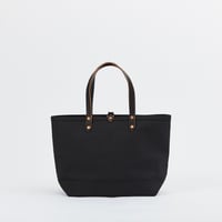 Boat tote long handle｜Medium all black