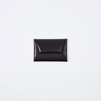 Seamless leather wallet｜Small black