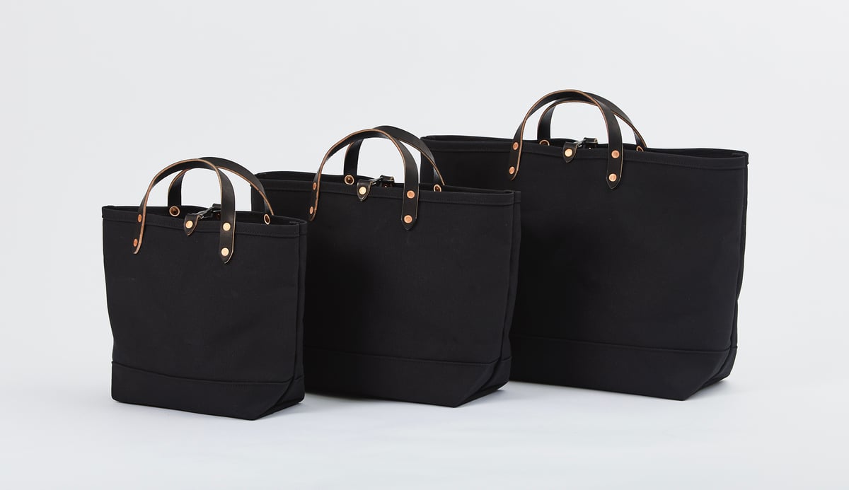 Boat tote｜Medium all black | KEESE