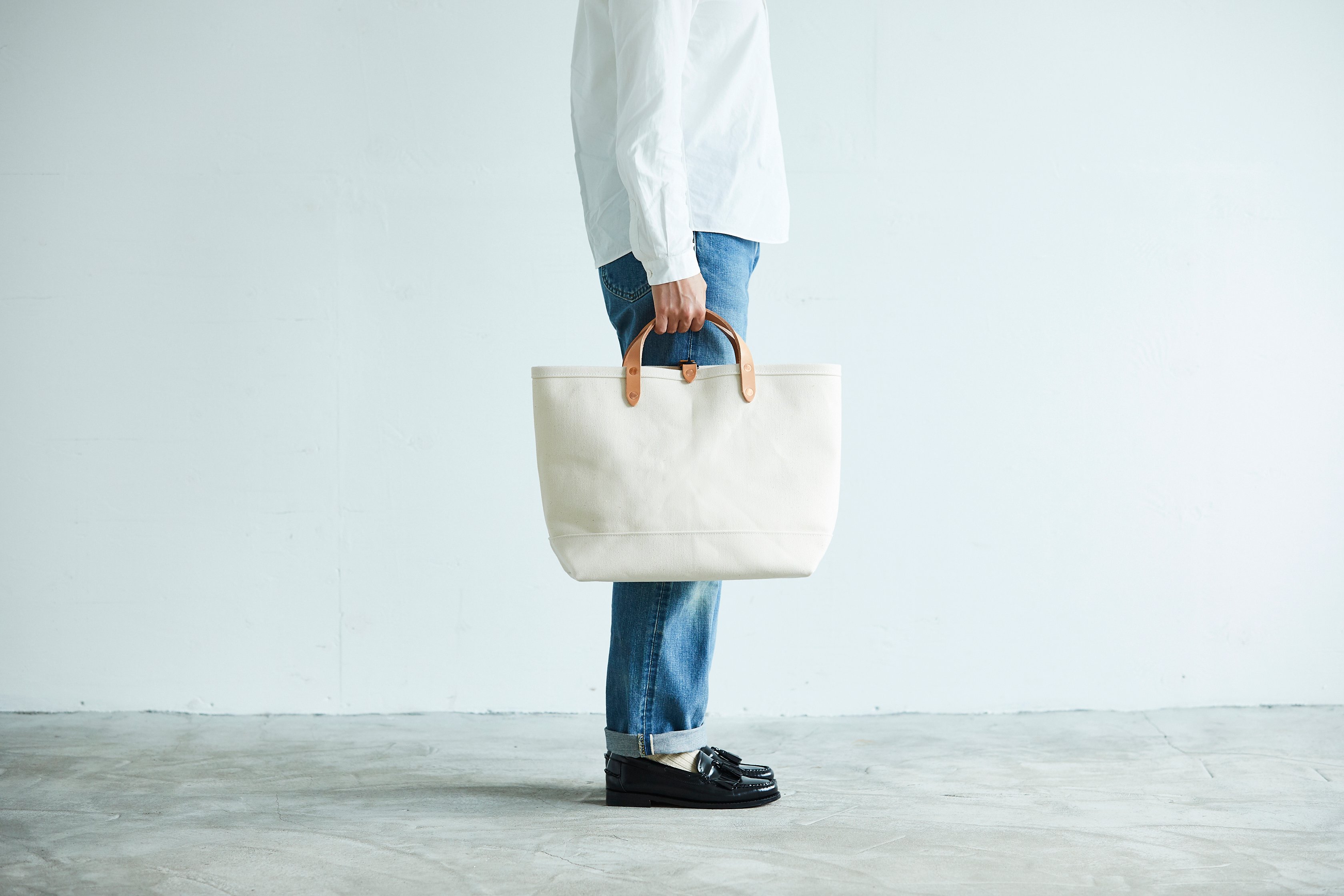 Boat tote｜Medium natural | KEESE