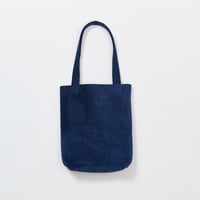 Pig tote｜Small indigo