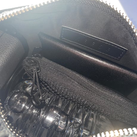 Leather handbag｜Small black + Leather pouch