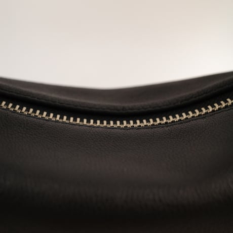 Leather handbag｜Small black + Leather pouch