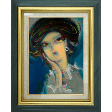 油絵F6-081612私の愛しい女たち