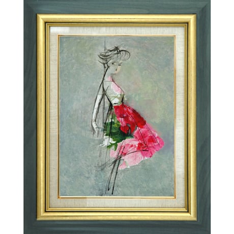 油絵 P12-031701 私の愛しい女たち