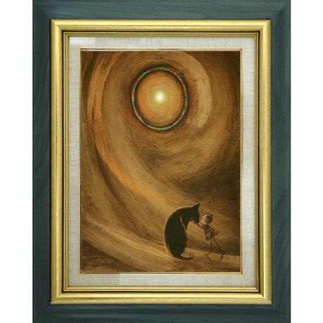 絵画 インテリア 油絵 F3-092018 可愛い子犬（猫）と女の子 絵画 インテリア 油絵 F3-092018 可愛い子犬（猫）と女の子 絵画