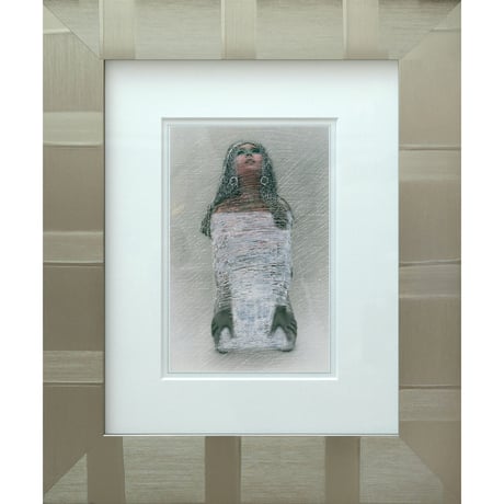 油絵 菅家令子 絵 絵画 インテリア uF6-010111 人物 女性像 【公式通販】
