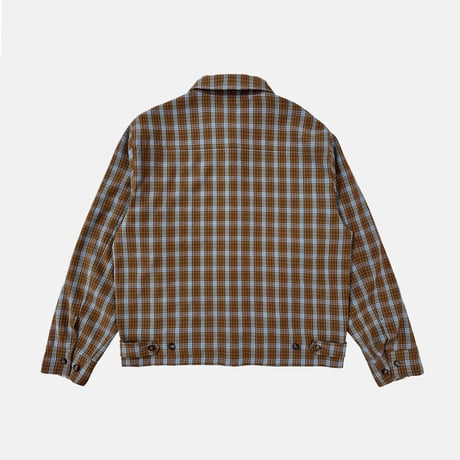 Plaid Buena Jacket (Brown/Purple)