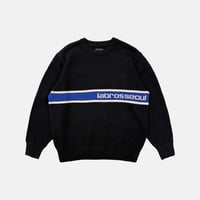 Logo Stripe Sweater (Black)