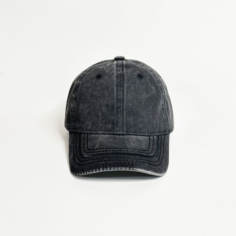 Back Panel Logo Cap (Black)