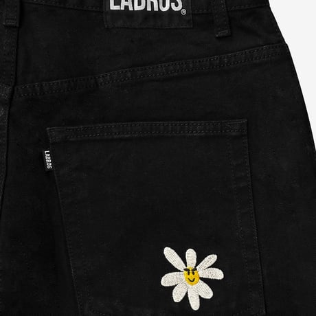 Smart Daisy Baggy Jeans (Black)