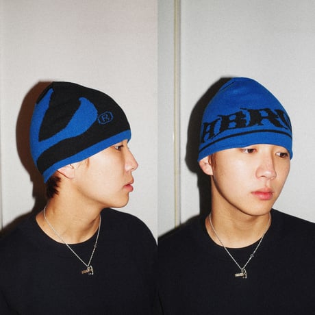Reversible Skate L Logo Beanie (Black)