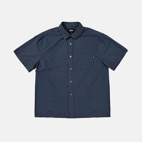 Mini Check Shirts (Navy)