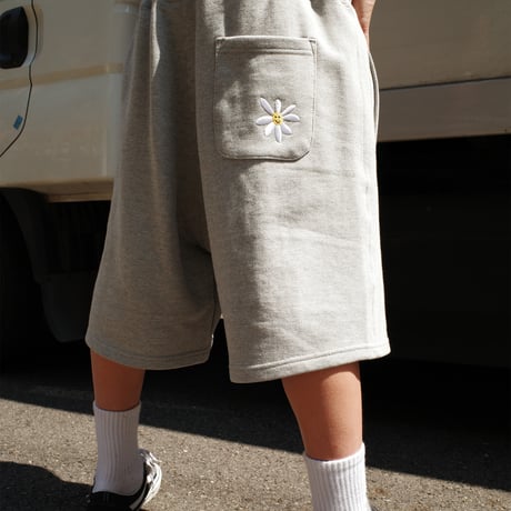 Daisy Terry Sweat Shorts (Grey)