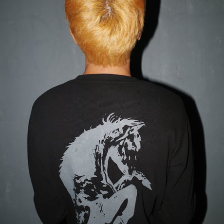 Horse Thermal LS Tee (Black)