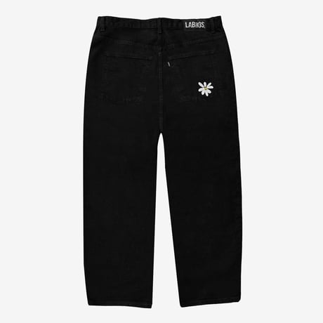 Smart Daisy Baggy Jeans (Black)