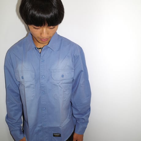 Washed Work Shirts (Blue)