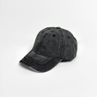 Back Panel Logo Cap (Black)