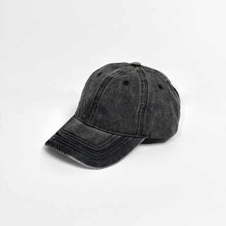 Back Panel Logo Cap (Black)