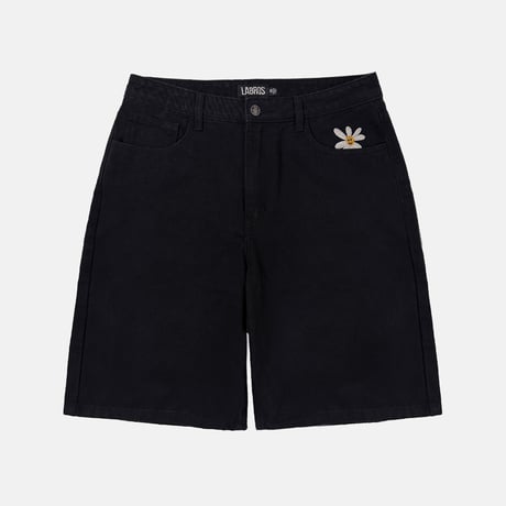 Daisy Baggy Shorts (Black)