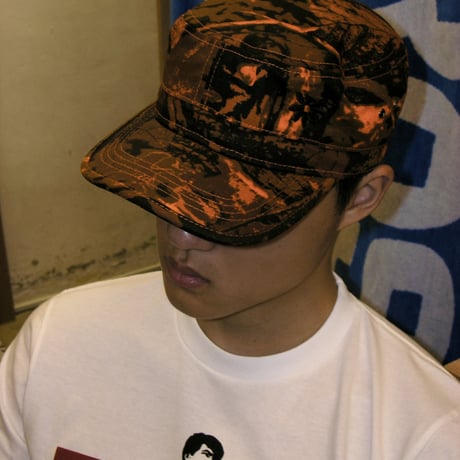 Symbol Logo Military Cap (Tree Camo Orange)