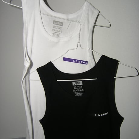 Rubber Patch Tank Top (Black)