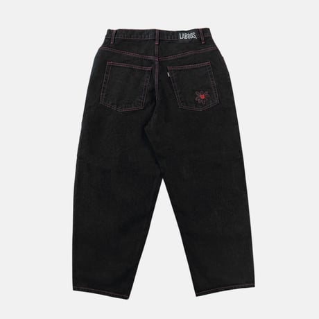 Devil Daisy Baggy Jeans (Black)