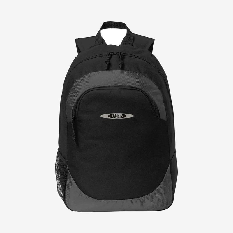 Oval Logo Backpack (Black) | Labros Japan