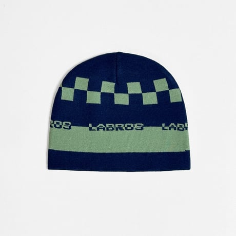 Checkerboard Beanie (Navy)