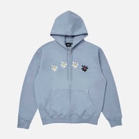 4 Daisy Terry Zip Up Hoodie (Sora)