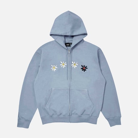 4 Daisy Terry Zip Up Hoodie (Sora)