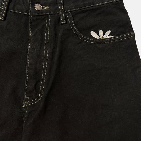 Smart Daisy Baggy Pants (Black/Olive)