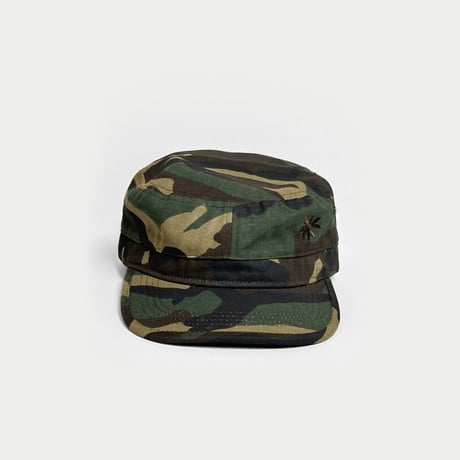 Symbol Logo Military Cap (Woodland Camo Olive)
