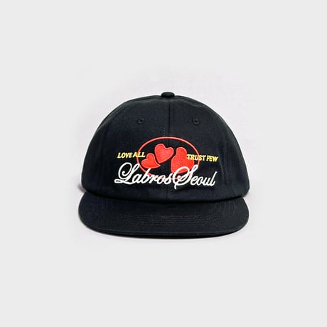 Layered Embroidery Cap (Black)