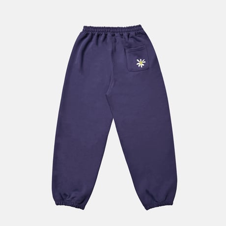 Daisy Terry Sweat Pants (Deep Purple)