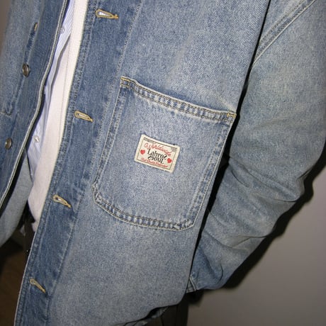 Denim Utility Chore Jacket (Light Indigo)