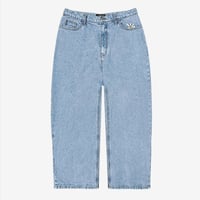 Smart Daisy Baggy Jeans (Light Indigo)