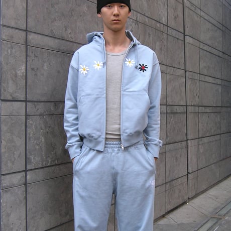 4 Daisy Terry Zip Up Hoodie (Sora)