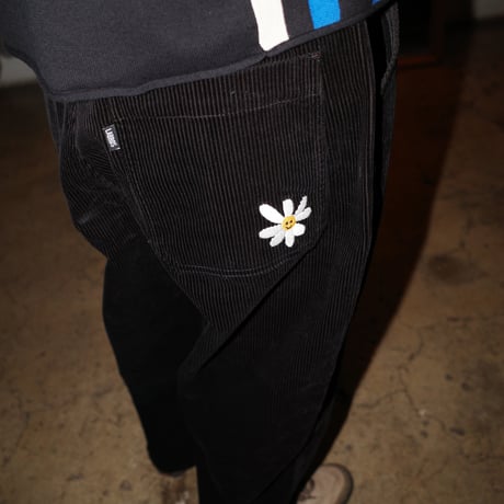Daisy Corduroy Pants (Black)