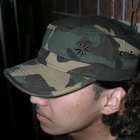 Symbol Logo Military Cap (Woodland Camo Olive)