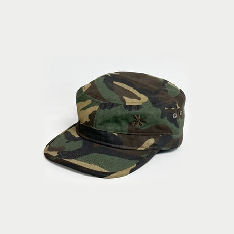 Symbol Logo Military Cap (Woodland Camo Olive)