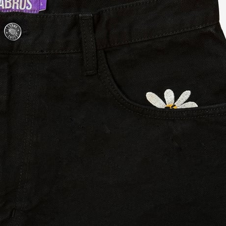 Smart Daisy Baggy Jeans (Black)